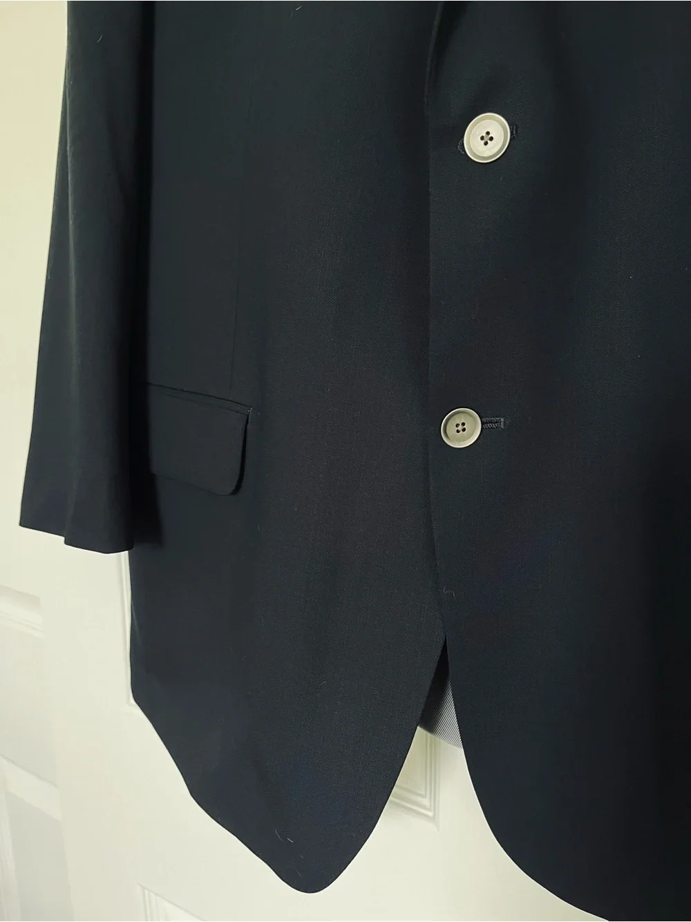 Calvin Klein Classic Men's Navy Two-Button Sports Blazer